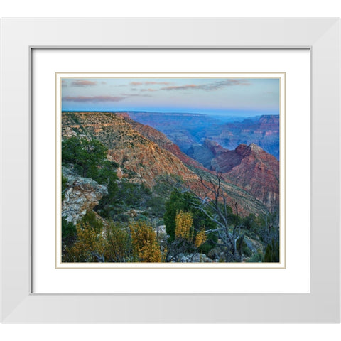 Desert View Overlook-Grand Canyon National Park-Arizona-USA White Modern Wood Framed Art Print with Double Matting by Fitzharris, Tim