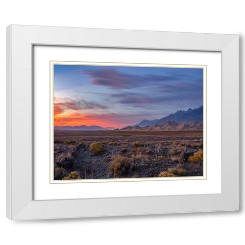 Great Sand Dunes National Park-Colorado-USA White Modern Wood Framed Art Print with Double Matting by Fitzharris, Tim