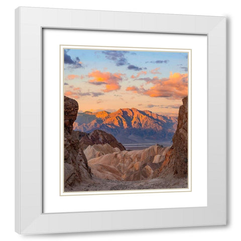 Death Valley National Park-California-USA White Modern Wood Framed Art Print with Double Matting by Fitzharris, Tim