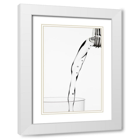 thirsty White Modern Wood Framed Art Print with Double Matting by Pabst, Christian