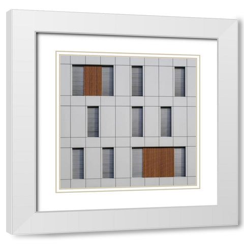 Eleven White Modern Wood Framed Art Print with Double Matting by Vangindertael (Lagrange), Luc