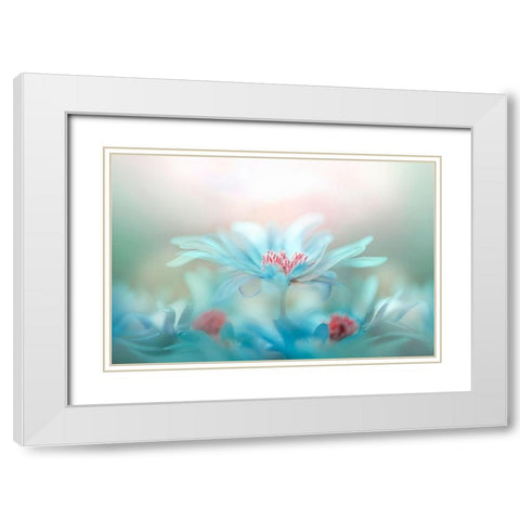 Fantasy White Modern Wood Framed Art Print with Double Matting by Parker, Jacky