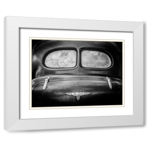 DeSoto 1937 White Modern Wood Framed Art Print with Double Matting by Gustafsson, Torbjorn