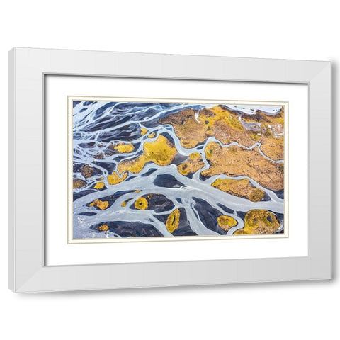 Flowing Across the Highlands White Modern Wood Framed Art Print with Double Matting by Ruoppolo, Luigi