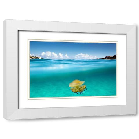 The Dangerous Encounter White Modern Wood Framed Art Print with Double Matting by Sysa Moiola, Roberto