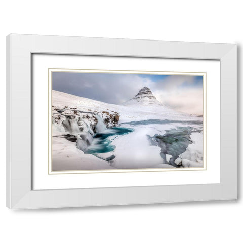 Although its a Famous Subject White Modern Wood Framed Art Print with Double Matting by Wuthrich, Curdin