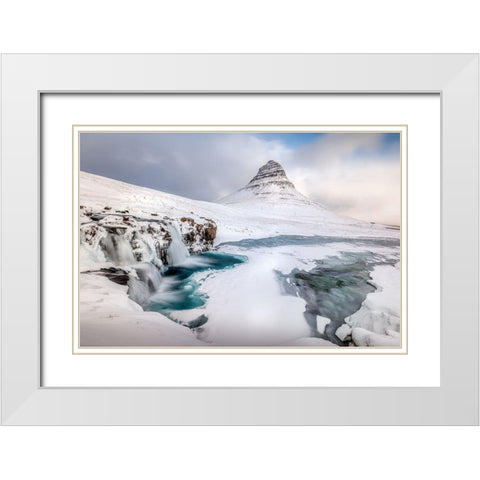 Although its a Famous Subject White Modern Wood Framed Art Print with Double Matting by Wuthrich, Curdin