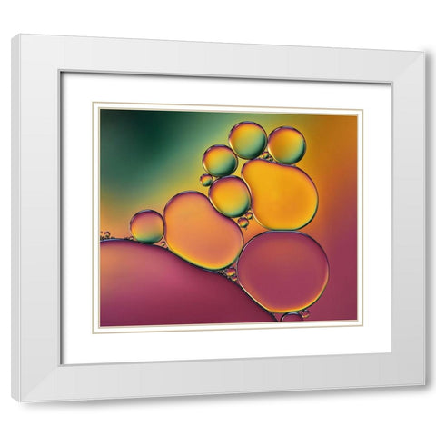 Acrobats White Modern Wood Framed Art Print with Double Matting by Westum, Heidi