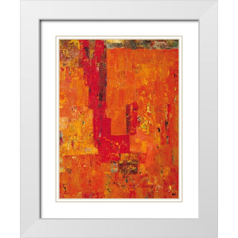 At the Source White Modern Wood Framed Art Print with Double Matting by Vilsboll, Anne