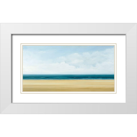Atlantic I White Modern Wood Framed Art Print with Double Matting by Reader, Dawn