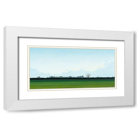Valley of Shadows White Modern Wood Framed Art Print with Double Matting by Reader, Dawn