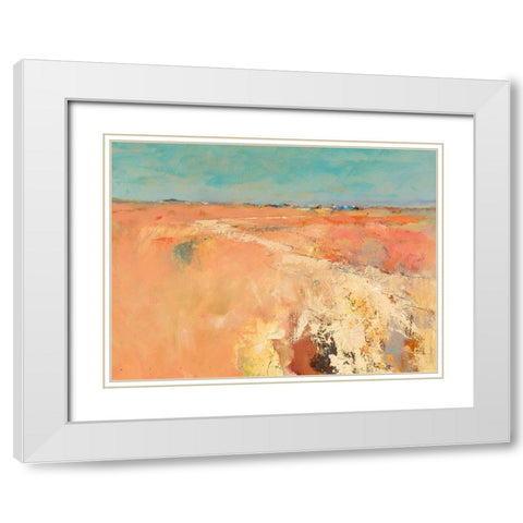 Autumn is coming White Modern Wood Framed Art Print with Double Matting by Groenhart, Jan