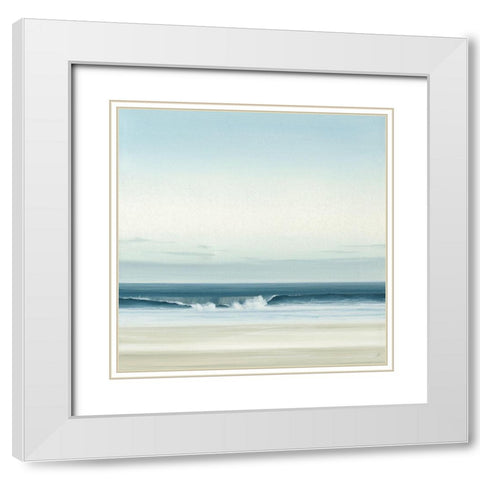 Song of the Sea III White Modern Wood Framed Art Print with Double Matting by Reader, Dawn
