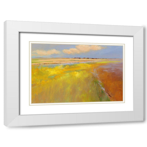 A beautiful day White Modern Wood Framed Art Print with Double Matting by Groenhart, Jan