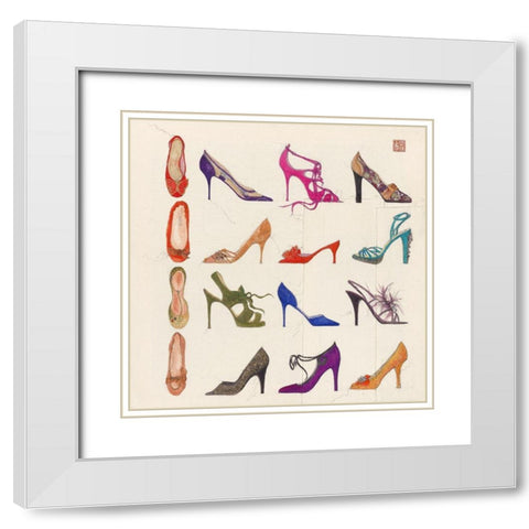 Cote d Azur 2006 White Modern Wood Framed Art Print with Double Matting by Place, Pauline