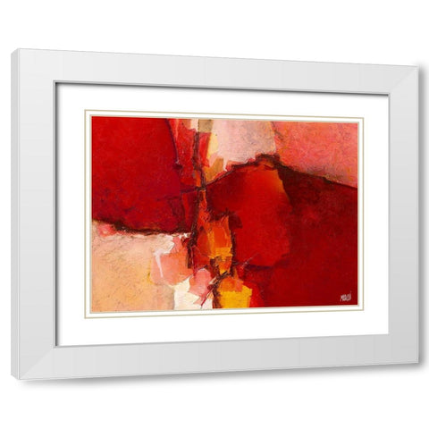 Orkis 2006 White Modern Wood Framed Art Print with Double Matting by Marchi
