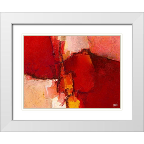 Orkis 2006 White Modern Wood Framed Art Print with Double Matting by Marchi
