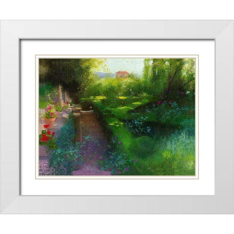 Granada XXV White Modern Wood Framed Art Print with Double Matting by Cereceda Martinez, Angeles