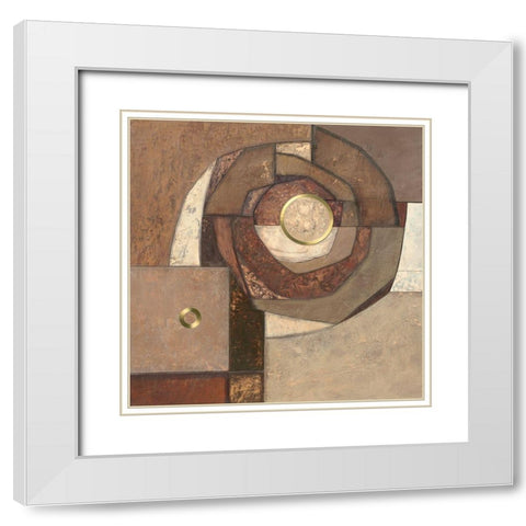 Integral White Modern Wood Framed Art Print with Double Matting by Jones, Jodi