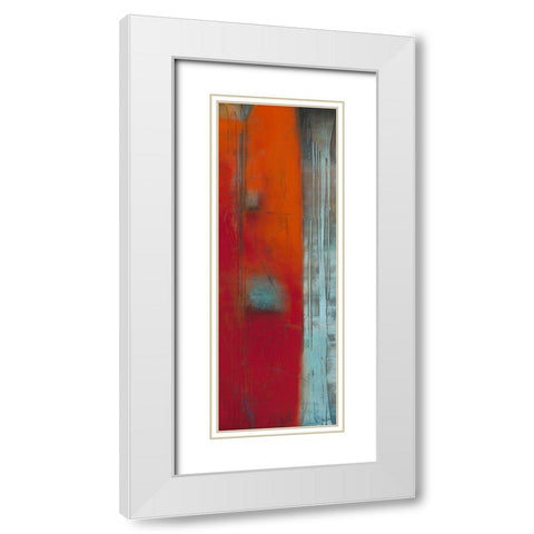 R. dominicaine White Modern Wood Framed Art Print with Double Matting by Becam, Carole
