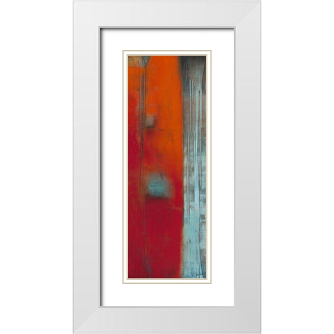 R. dominicaine White Modern Wood Framed Art Print with Double Matting by Becam, Carole