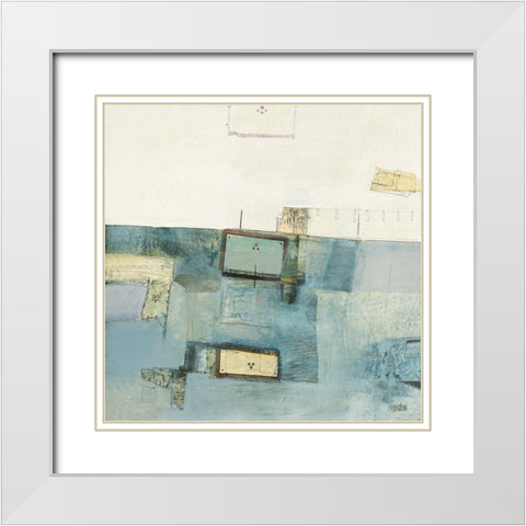 Three Star Plain White Modern Wood Framed Art Print with Double Matting by Frampton, Russell