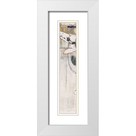 Power of Champagne I White Modern Wood Framed Art Print with Double Matting by Poioumen, Antonio
