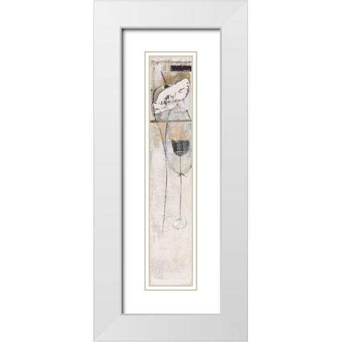 Power of Champagne III White Modern Wood Framed Art Print with Double Matting by Poioumen, Antonio