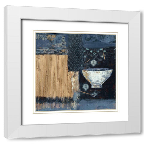 East meets West I White Modern Wood Framed Art Print with Double Matting by Shaffer Johnson, Sandee