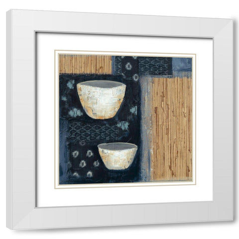 East meets West II White Modern Wood Framed Art Print with Double Matting by Shaffer Johnson, Sandee