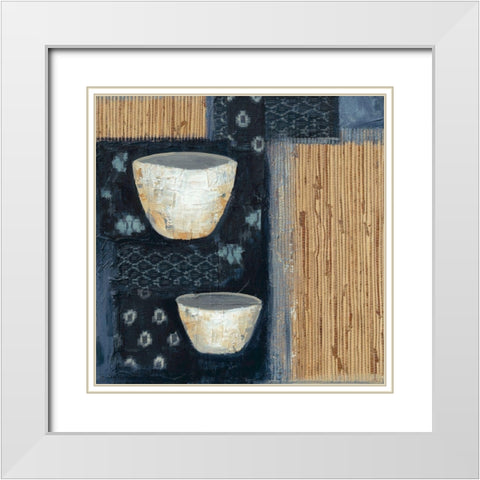 East meets West II White Modern Wood Framed Art Print with Double Matting by Shaffer Johnson, Sandee