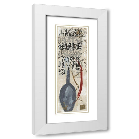 West meets East II White Modern Wood Framed Art Print with Double Matting by Shaffer Johnson, Sandee