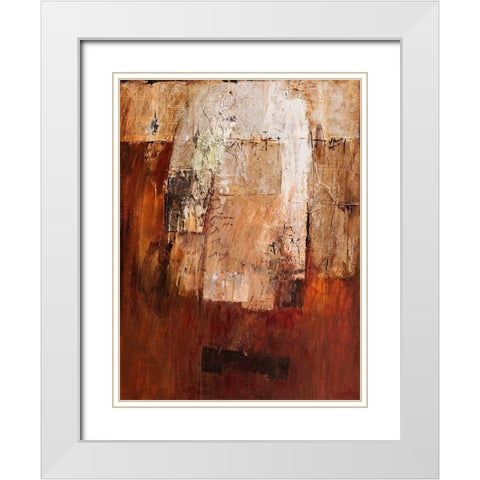 Op Zoek naar rust White Modern Wood Framed Art Print with Double Matting by Verplanke, Jenny