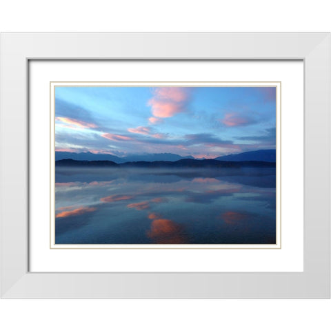 Nature Art Color V White Modern Wood Framed Art Print with Double Matting by Steger, Uwe