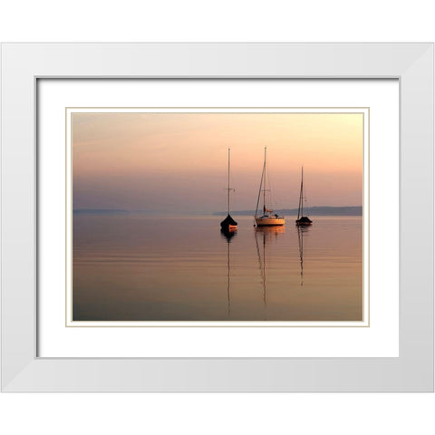 Nature Art Color X White Modern Wood Framed Art Print with Double Matting by Steger, Uwe