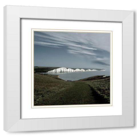 The Journey White Modern Wood Framed Art Print with Double Matting by Copeland, Gill