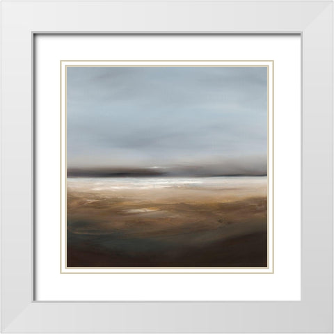 Revival I White Modern Wood Framed Art Print with Double Matting by Bennett, Paul