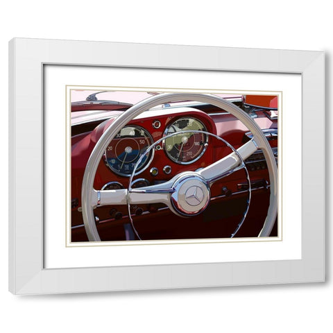 190 SL White Modern Wood Framed Art Print with Double Matting by Strapelias - PR, Pierre