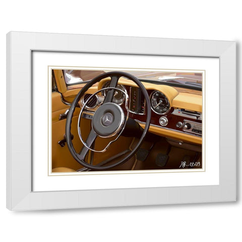 280 SL White Modern Wood Framed Art Print with Double Matting by Strapelias - PR, Pierre