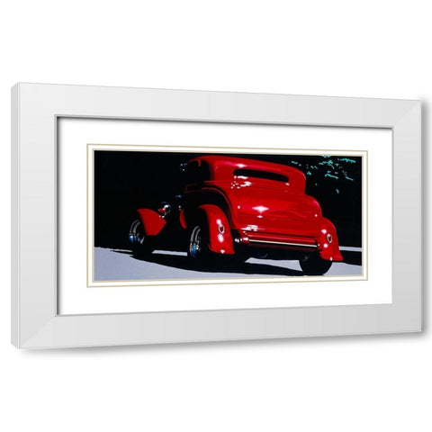 Shadow White Modern Wood Framed Art Print with Double Matting by Tempier, Guy