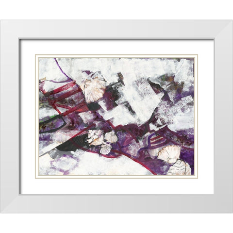Strandgut White Modern Wood Framed Art Print with Double Matting by Dreyer, Ingeborg