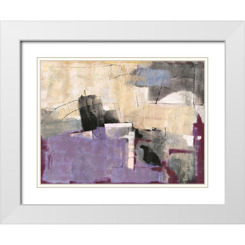 Stuhl White Modern Wood Framed Art Print with Double Matting by Dreyer, Ingeborg