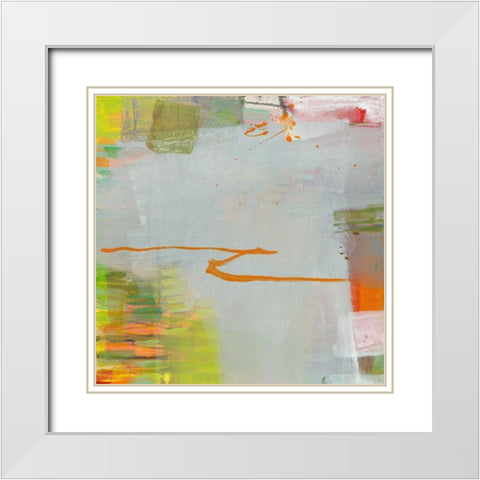 Unterschiede White Modern Wood Framed Art Print with Double Matting by Schafer, Jenny