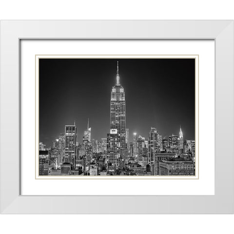 230 5th Avenue White Modern Wood Framed Art Print with Double Matting by Terrible, Aurelien