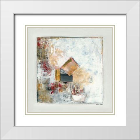 Stabilitat White Modern Wood Framed Art Print with Double Matting by Arns-Muller, Monika