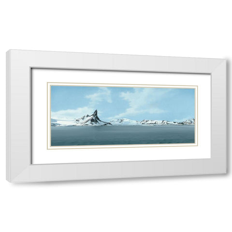 Touching the sky White Modern Wood Framed Art Print with Double Matting by Reader, Dawn