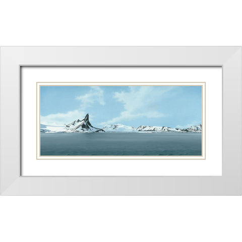 Touching the sky White Modern Wood Framed Art Print with Double Matting by Reader, Dawn