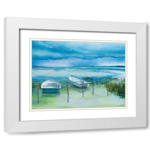 Nach dem Gewitter White Modern Wood Framed Art Print with Double Matting by Richter, Cornelia