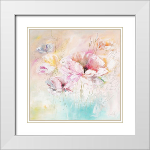 Le jardin d Amelie IV White Modern Wood Framed Art Print with Double Matting by Zacher-Finet, Isabelle