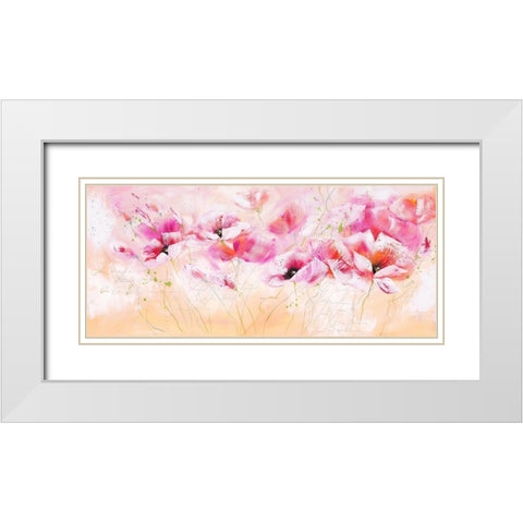 Le jardin d Amelie VI White Modern Wood Framed Art Print with Double Matting by Zacher-Finet, Isabelle